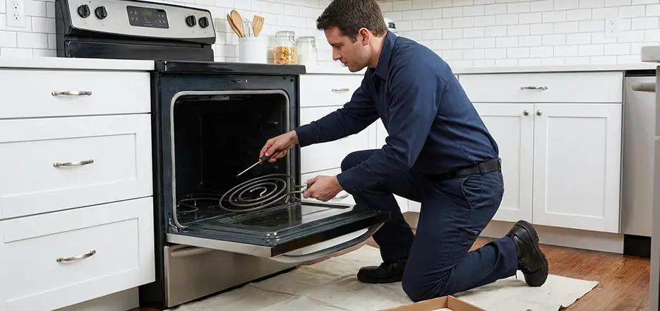 Oven Lower Heating Element Replacement in Perth Amboy